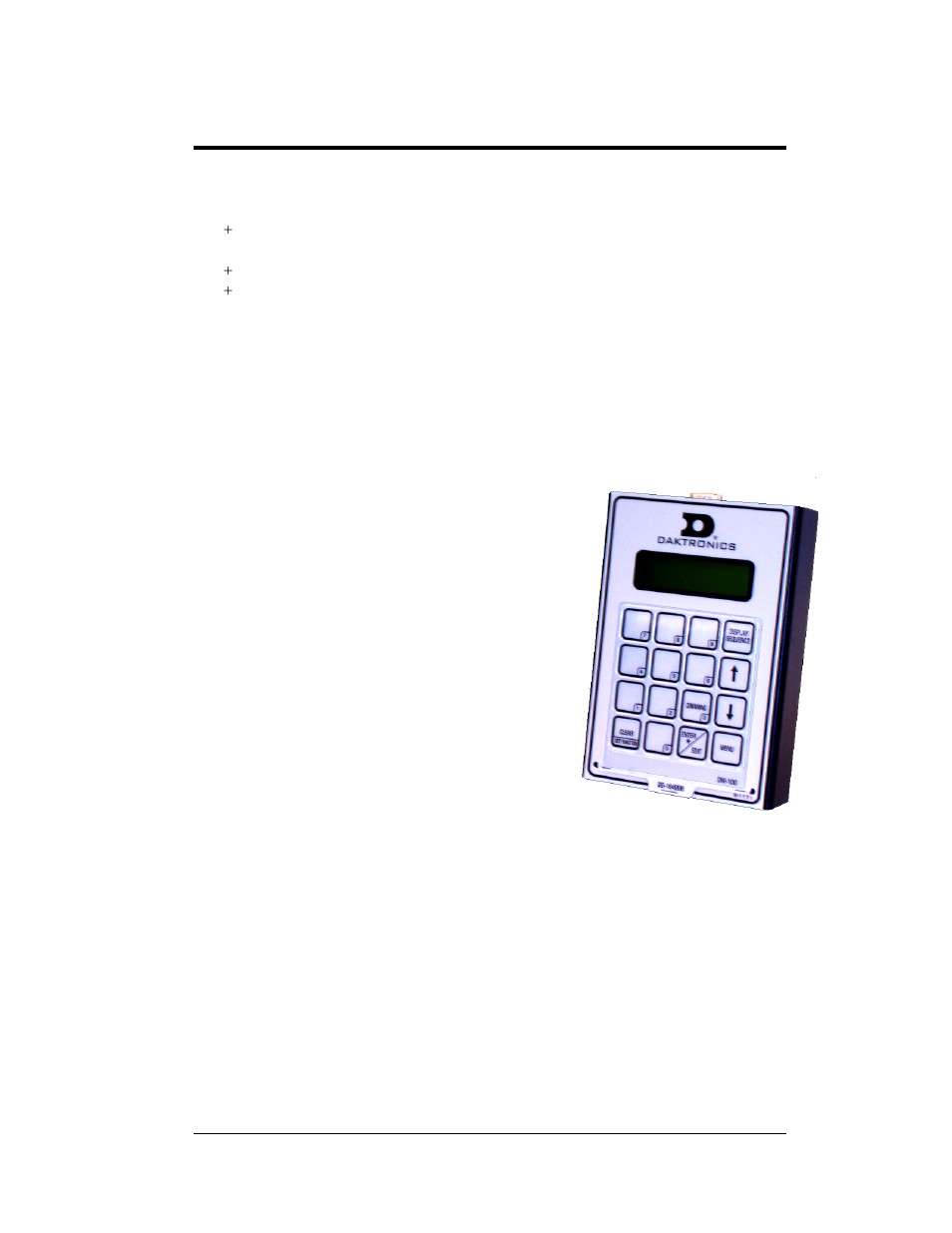 Section 5: datamaster 100 controller, 1 datamaster 100 overview | Daktronics DF-1020 User Manual | Page 43 / 100