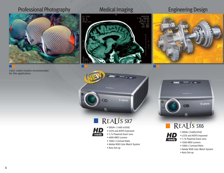 Canon LCOS Projectors User Manual | Page 4 / 12