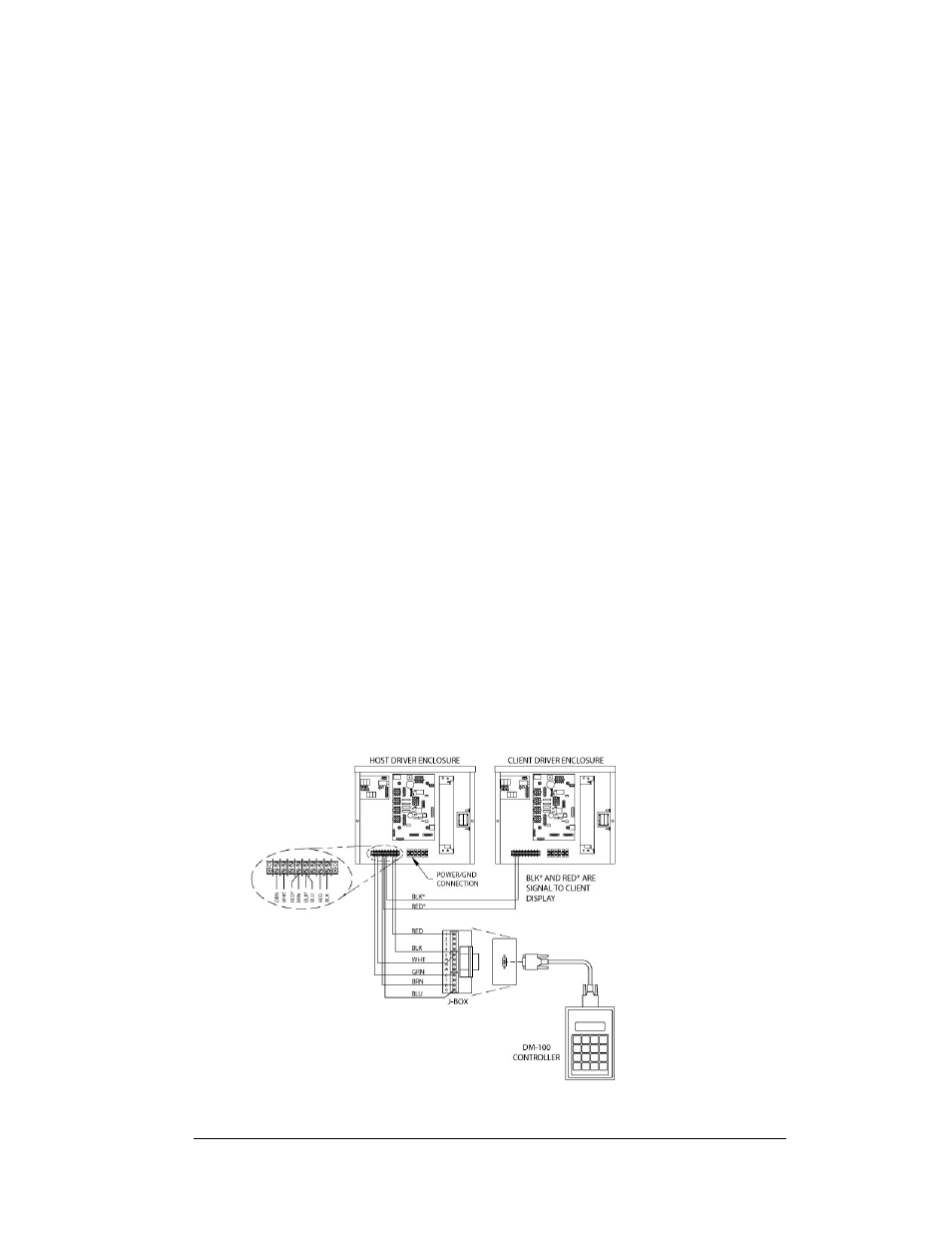 Current loop (direct), Current loop (direct) -5, Figure 6: direct current loop connection -5 | Daktronics DF-1030 User Manual | Page 21 / 96