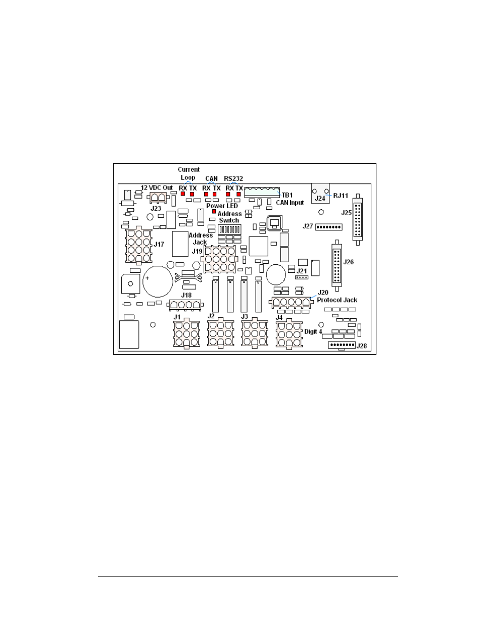 Figure 18: 4-column digit driver -5 | Daktronics DF-1030 User Manual | Page 33 / 96