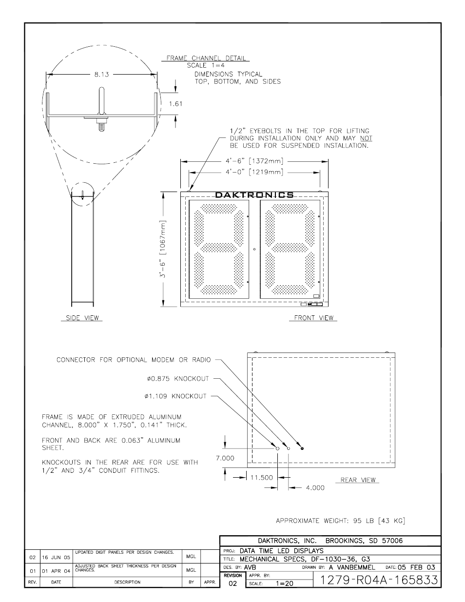 Daktronics DF-1030 User Manual | Page 58 / 96