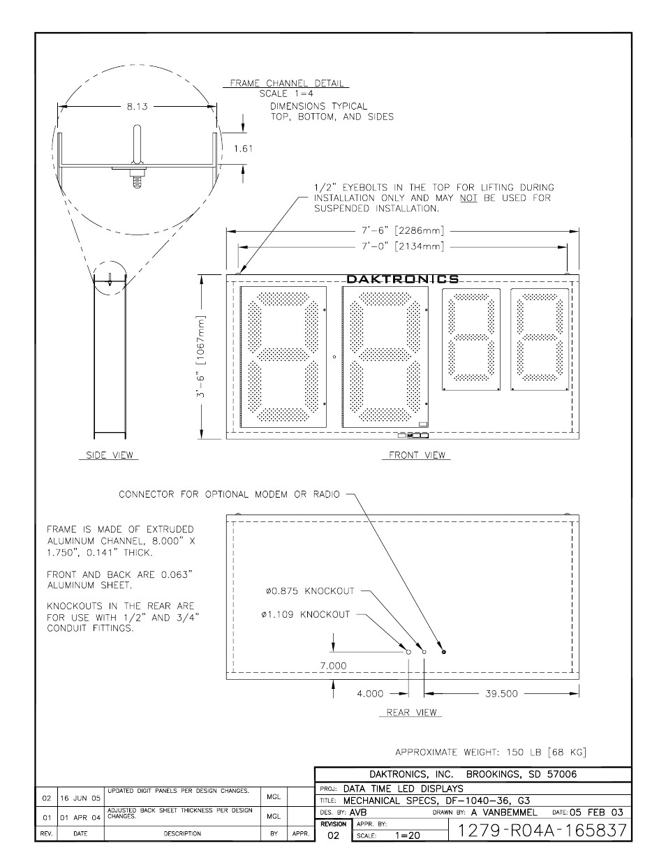 Daktronics DF-1030 User Manual | Page 60 / 96