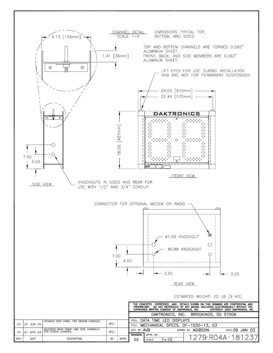 Daktronics DF-1030 User Manual | Page 70 / 96