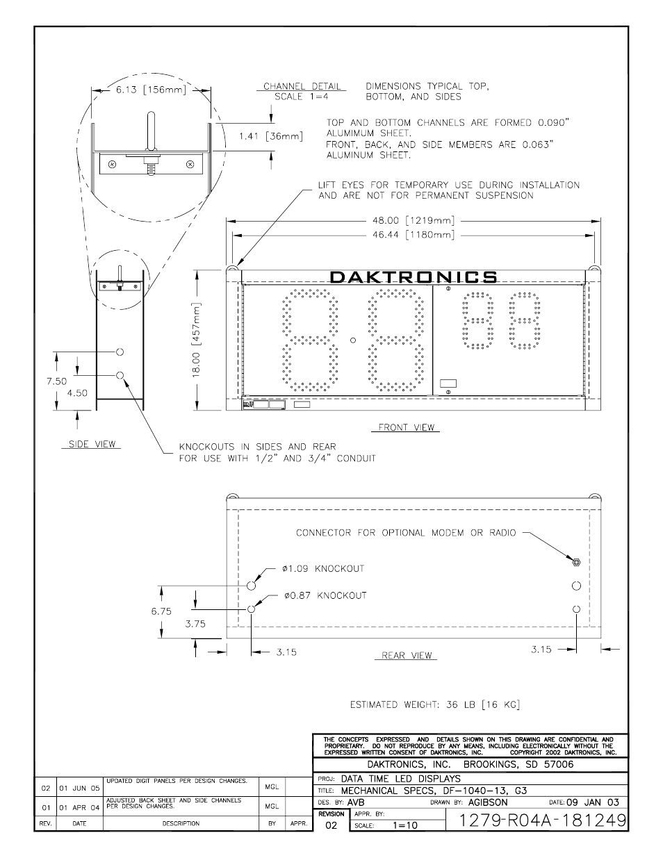 Daktronics DF-1030 User Manual | Page 76 / 96