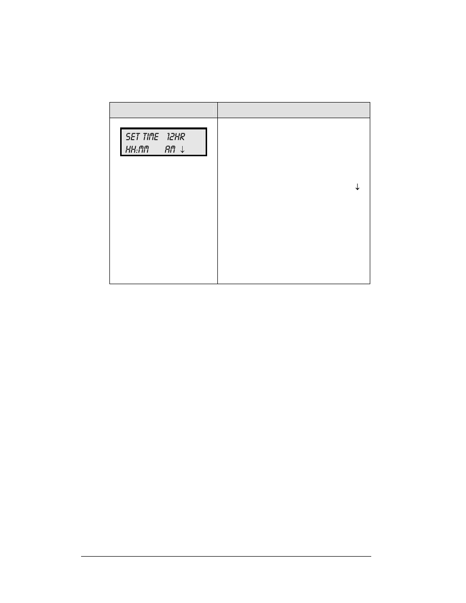 Set time 12hr hh:mm am | Daktronics DF-1050/1051/1052/1053 User Manual | Page 42 / 71