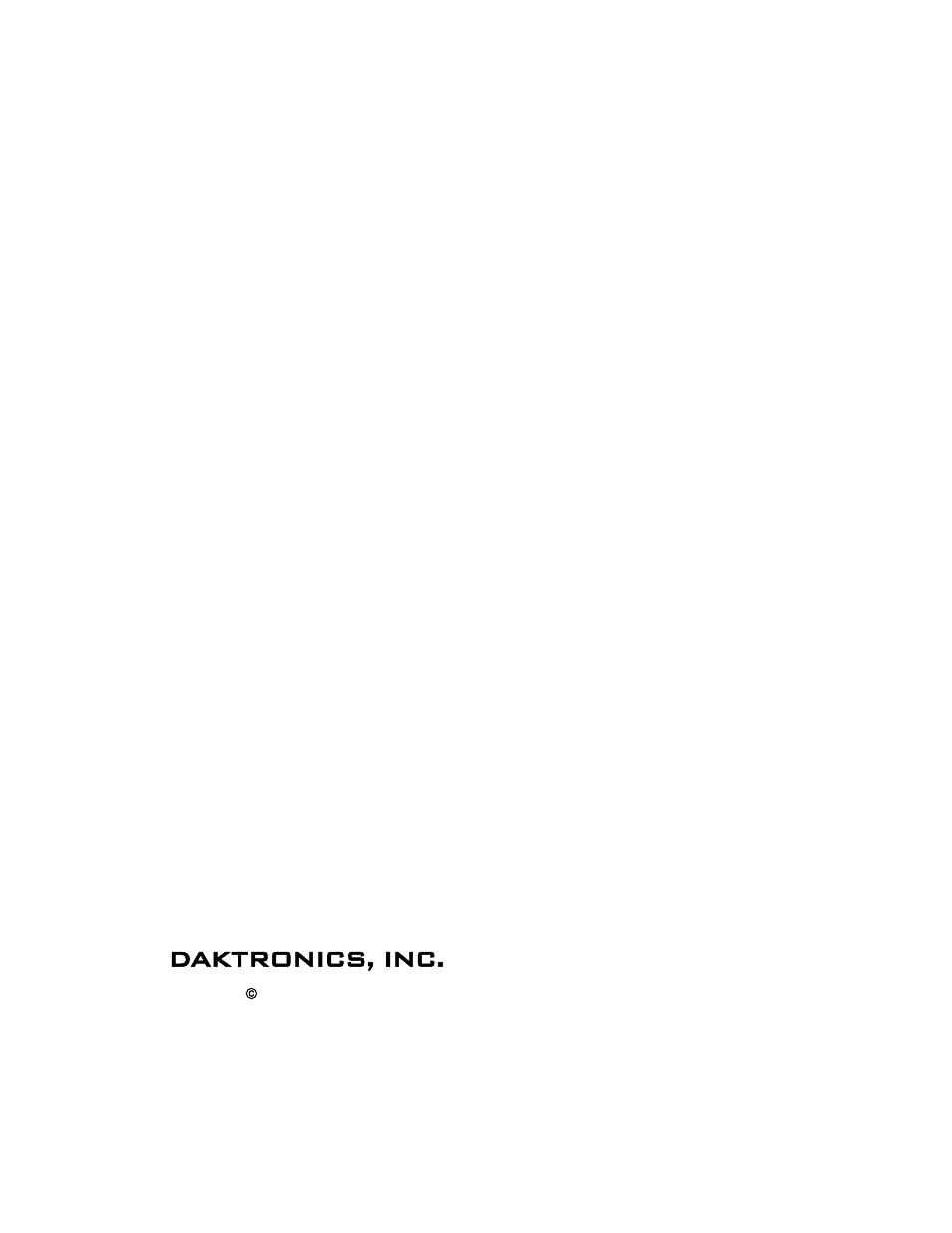 Daktronics, inc | Daktronics DF-1060 User Manual | Page 2 / 71