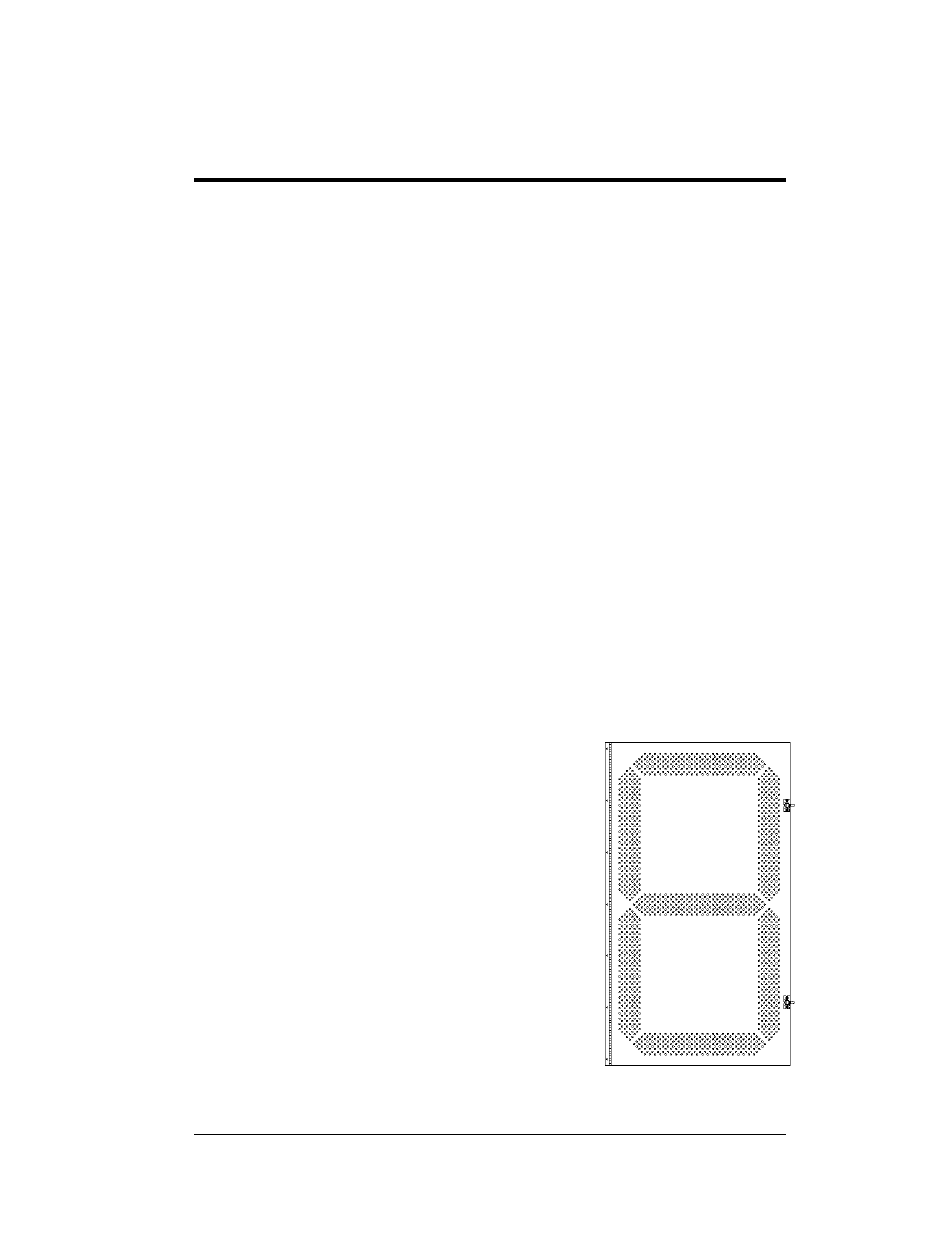 Display maintenance and troubleshooting, Cabinet specifications, Component location and access | Section 3, Display maintenance and troubleshooting -1, Cabinet specifications -1, Component location and access -1, Figure 7: hinged digit panel -1, 1 cabinet specifications, 2 component location and access | Daktronics DF-1060 User Manual | Page 23 / 71