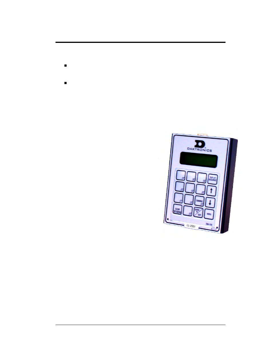 Control system overview, Datamaster 100 overview, Section 4 | Control system overview -1, Datamaster 100 overview -1, Figure 11: datamaster 100 -1, 1 datamaster 100 overview | Daktronics DF-1060 User Manual | Page 35 / 71