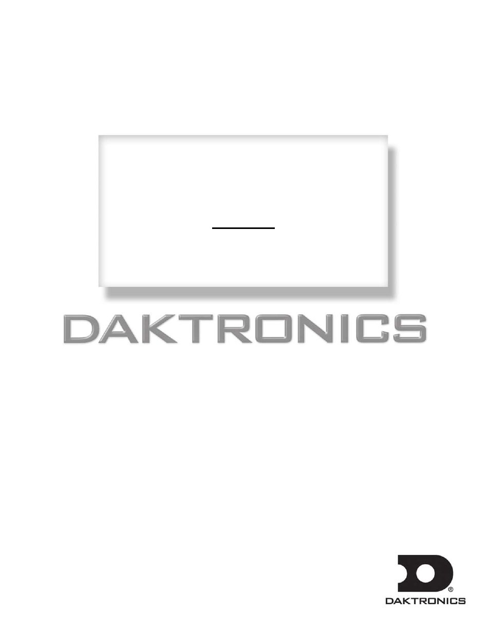 Daktronics DF-12xx User Manual | 101 pages