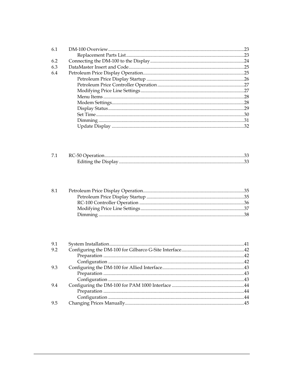 Daktronics DF-2100 User Manual | Page 6 / 74