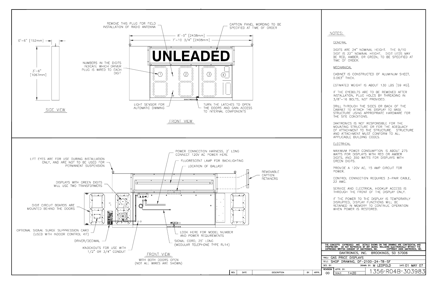 Ing b-303983 | Daktronics DF-2100 User Manual | Page 71 / 74