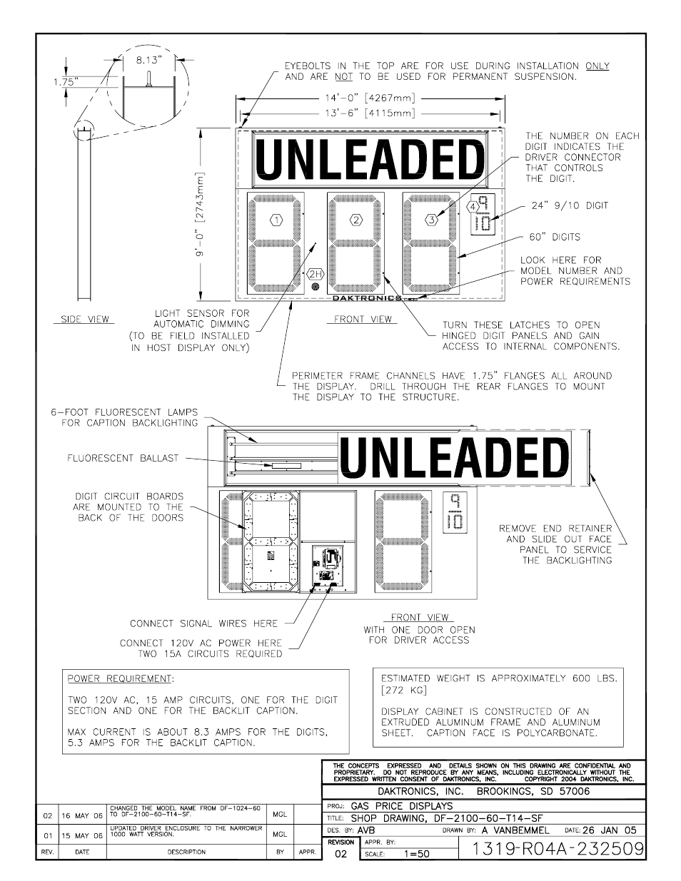 Ing a-232509 | Daktronics DF-2100 User Manual | Page 74 / 74