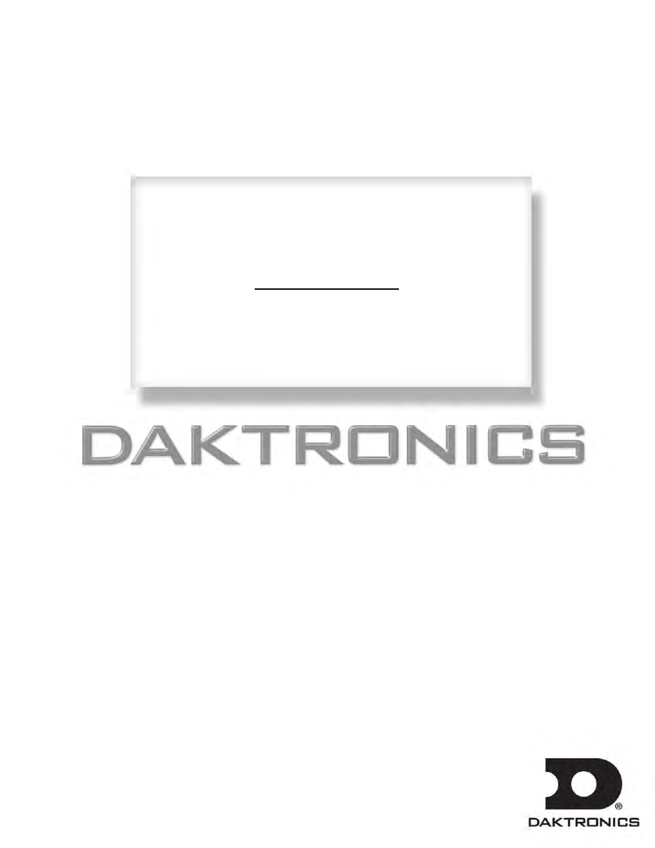 Daktronics CE-1010 User Manual | 68 pages