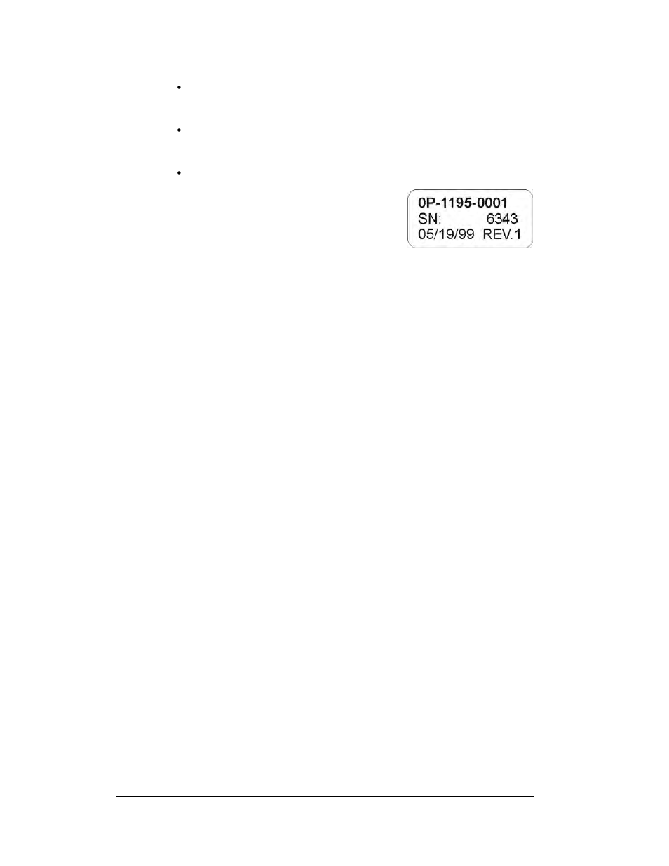 Figure 3: typical label | Daktronics CE-1010 User Manual | Page 10 / 68