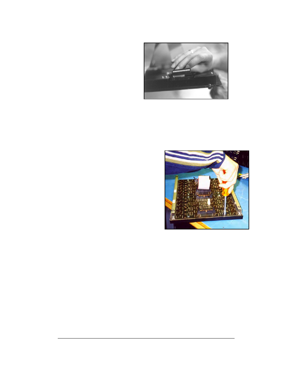 Display interior, Led module replacement, Display interior -3 | Led module replacement -3, Figure 12: led module ribbon cable removal -3, 2 display interior | Daktronics CE-1010 User Manual | Page 21 / 68