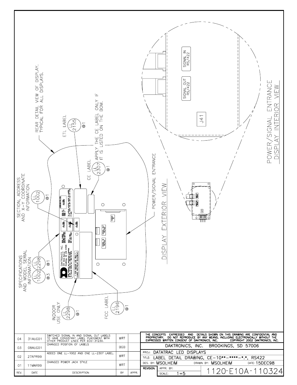 Daktronics CE-1010 User Manual | Page 31 / 68