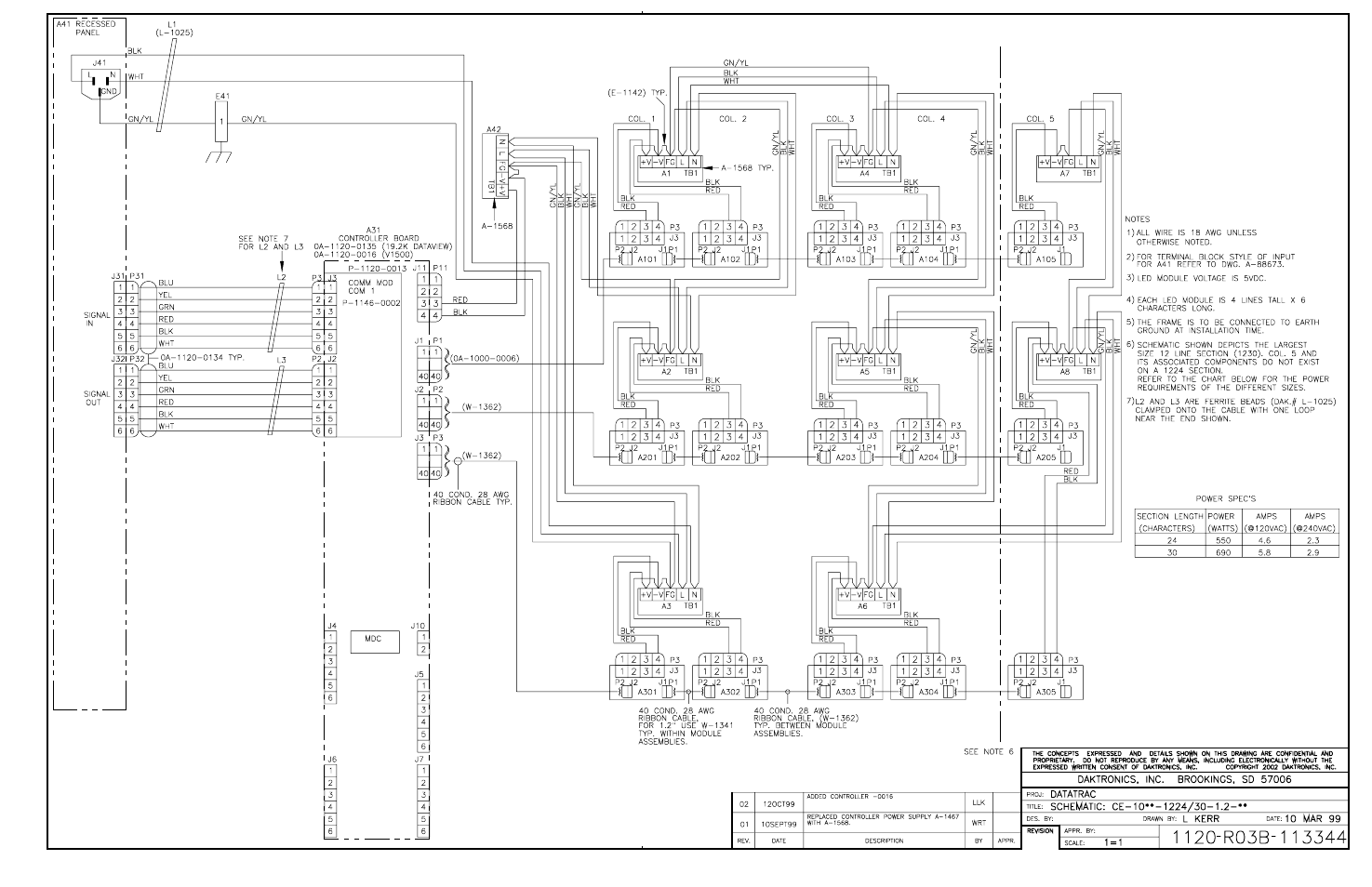 Daktronics CE-1010 User Manual | Page 42 / 68
