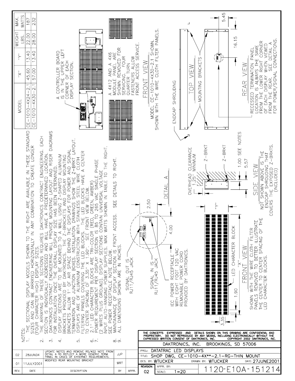 Daktronics CE-1010 User Manual | Page 43 / 68