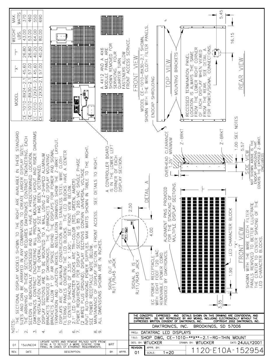 Daktronics CE-1010 User Manual | Page 44 / 68