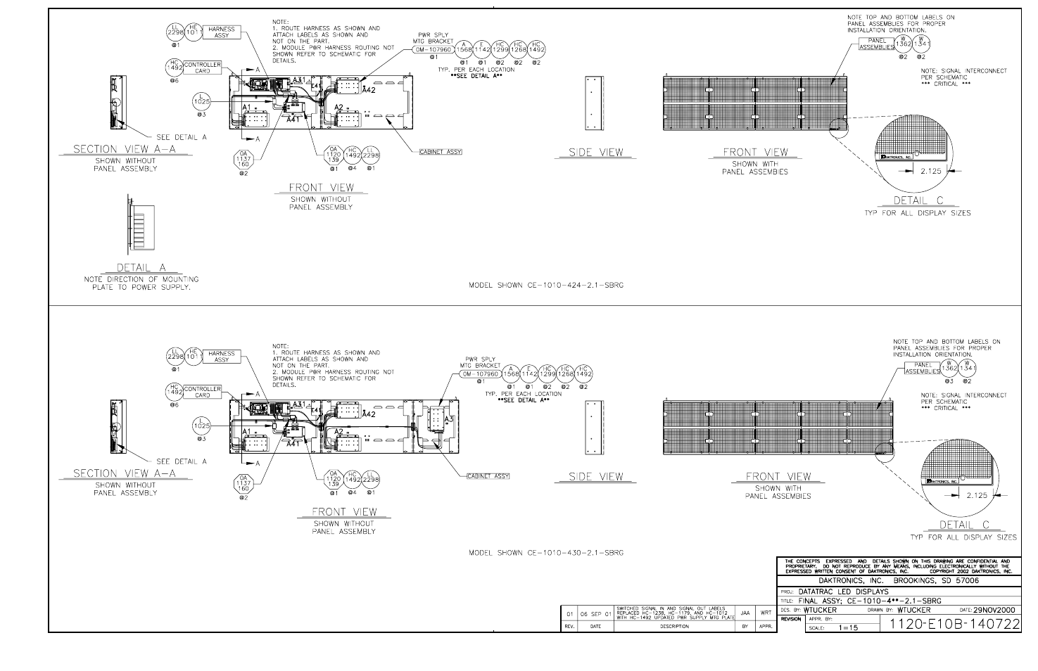 Daktronics CE-1010 User Manual | Page 45 / 68