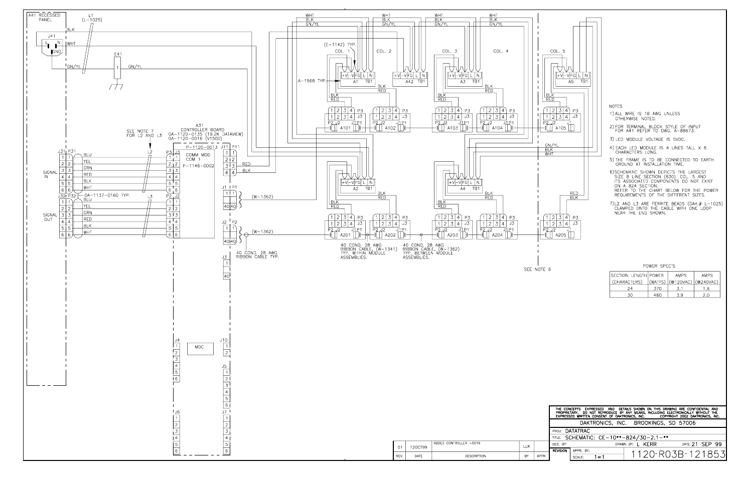 Daktronics CE-1010 User Manual | Page 48 / 68