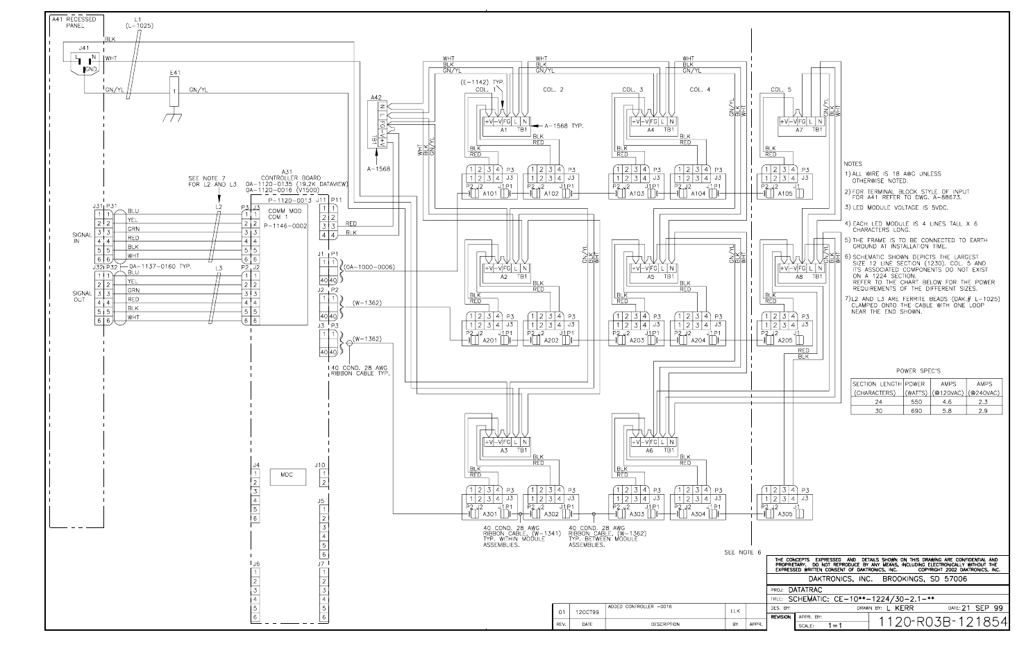 Daktronics CE-1010 User Manual | Page 49 / 68