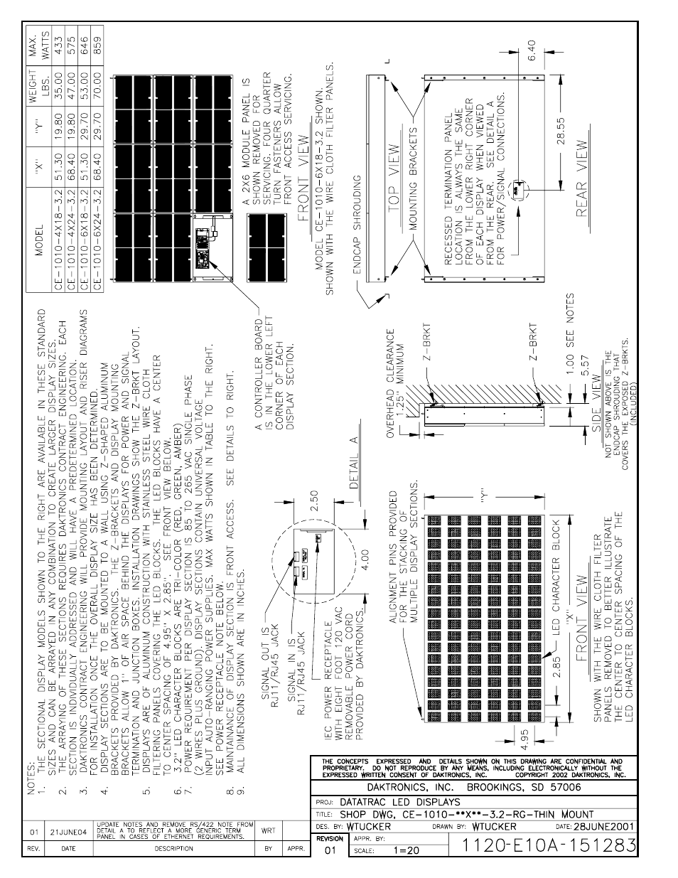 Daktronics CE-1010 User Manual | Page 50 / 68