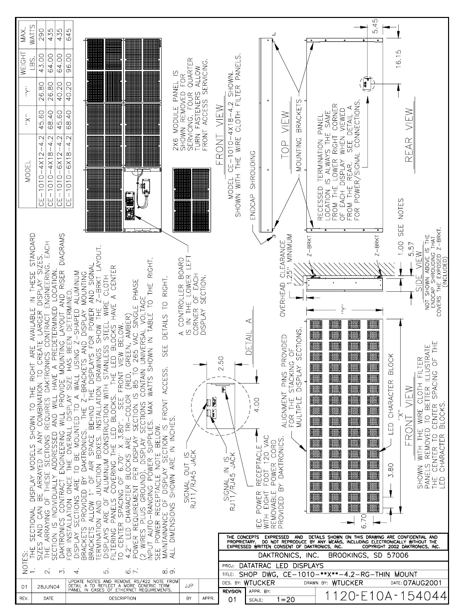 Daktronics CE-1010 User Manual | Page 55 / 68