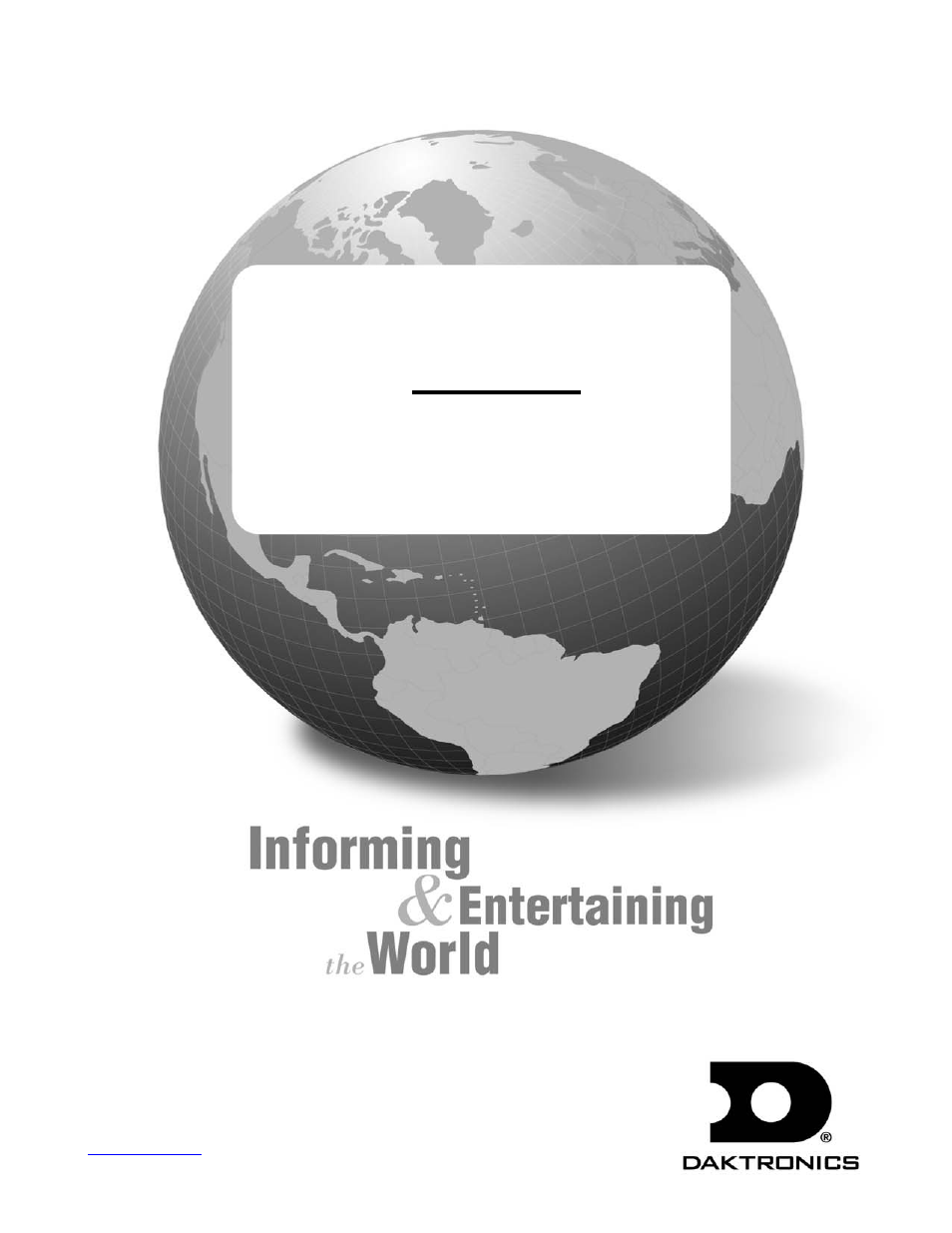 Daktronics AF-3010-34 User Manual | 70 pages