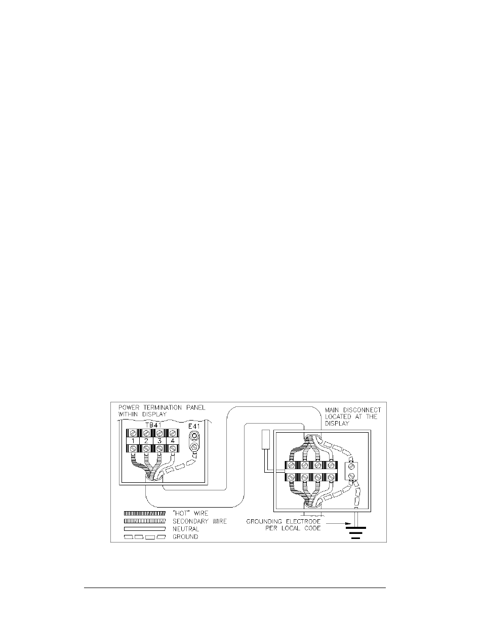 Grounding, Power installation, Grounding -4 | Power installation -4, 4 grounding | Daktronics AF-3010-34 User Manual | Page 26 / 70