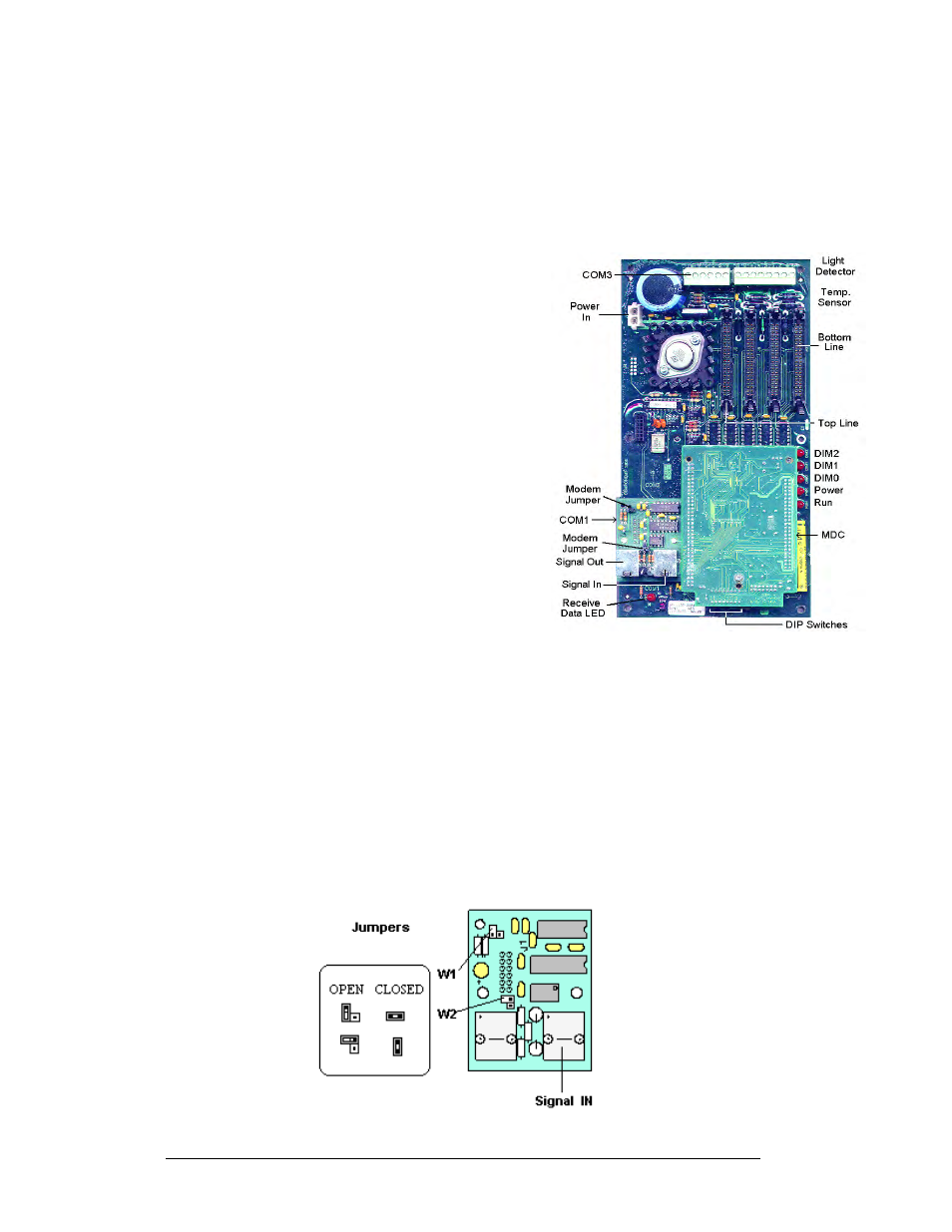 Controller board, Accessing and replacing the controller board, Leds and jumpers | Controller board -4, Accessing and replacing the controller board -4, Leds and jumpers -4, Figure 28: controller board -4, Figure 29: leds and jumpers -4, 6 controller board | Daktronics AF-3010-34 User Manual | Page 40 / 70