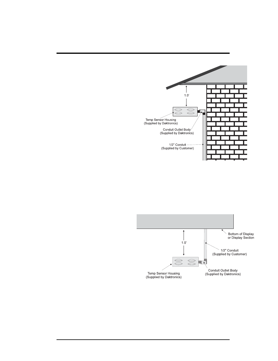 Appendix a:optional temperature sensor, Appendix a, Appendix a: optional temperature sensor | Daktronics AF-3010-34 User Manual | Page 51 / 70