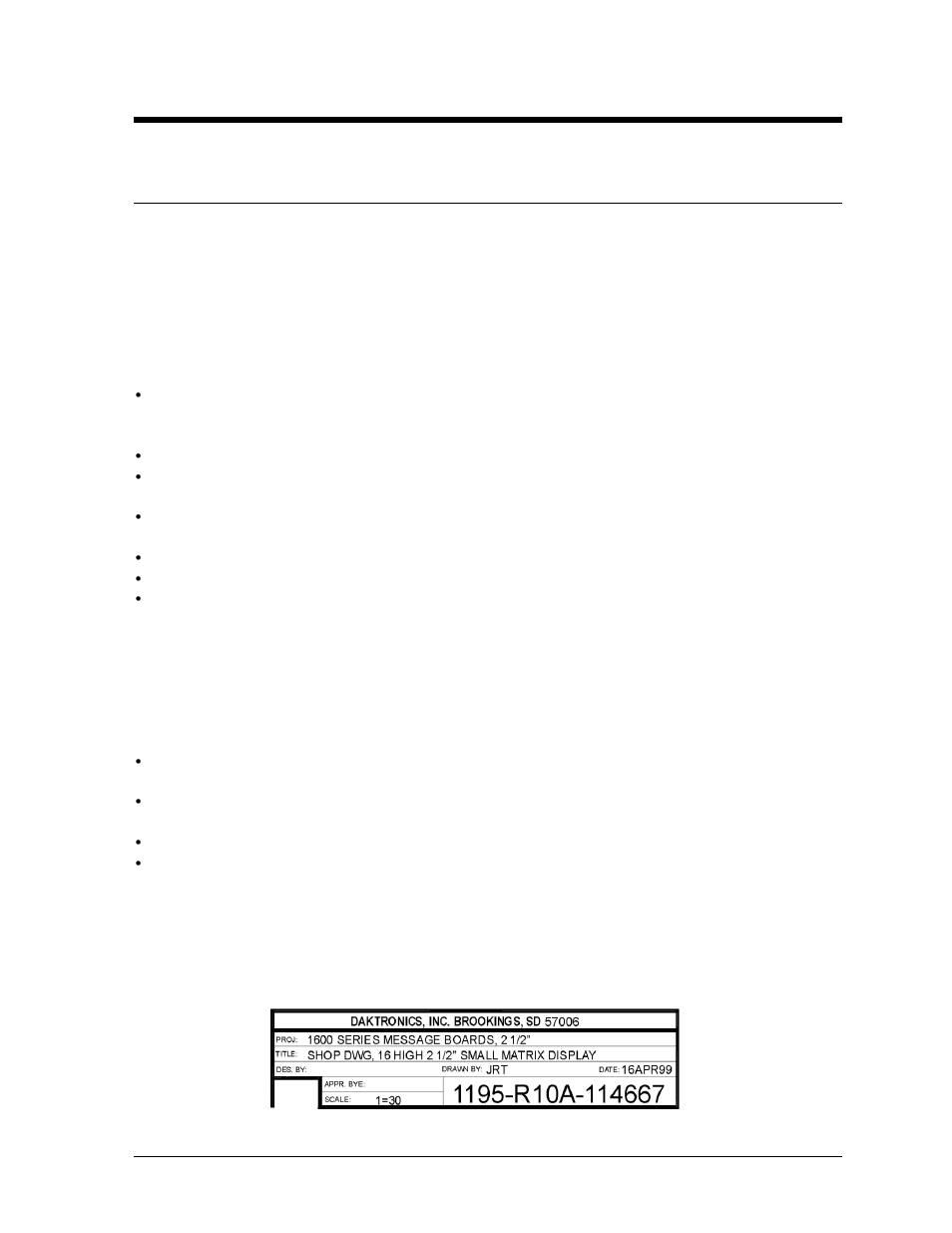 Introduction, How to use this manual, Section 1 | Introduction -1, How to use this manual -1, Figure 1: drawing label -1 | Daktronics AF-3020-7.6-R,A User Manual | Page 7 / 46