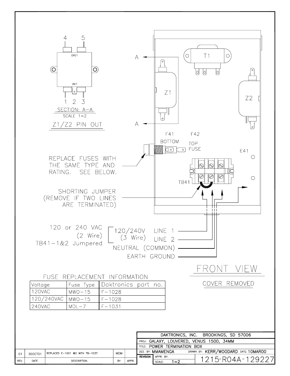 Daktronics AF-3050-20-R,A User Manual | Page 40 / 87