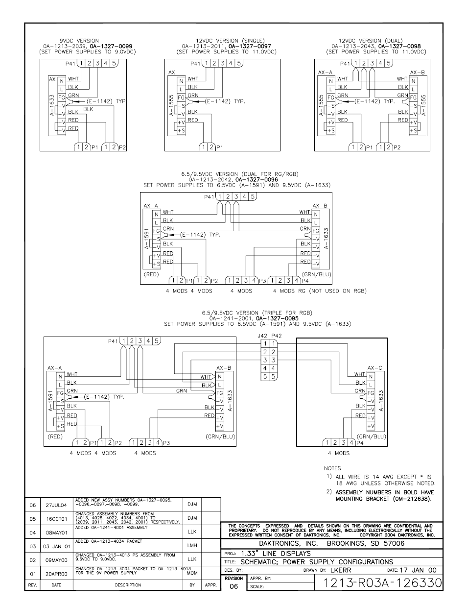Daktronics AF-3050-20-R,A User Manual | Page 45 / 87