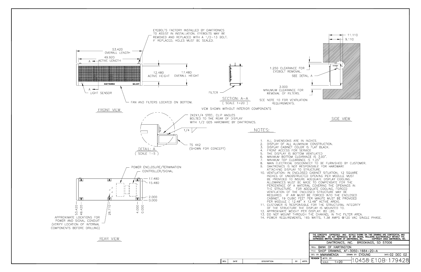 Daktronics AF-3050-20-R,A User Manual | Page 65 / 87