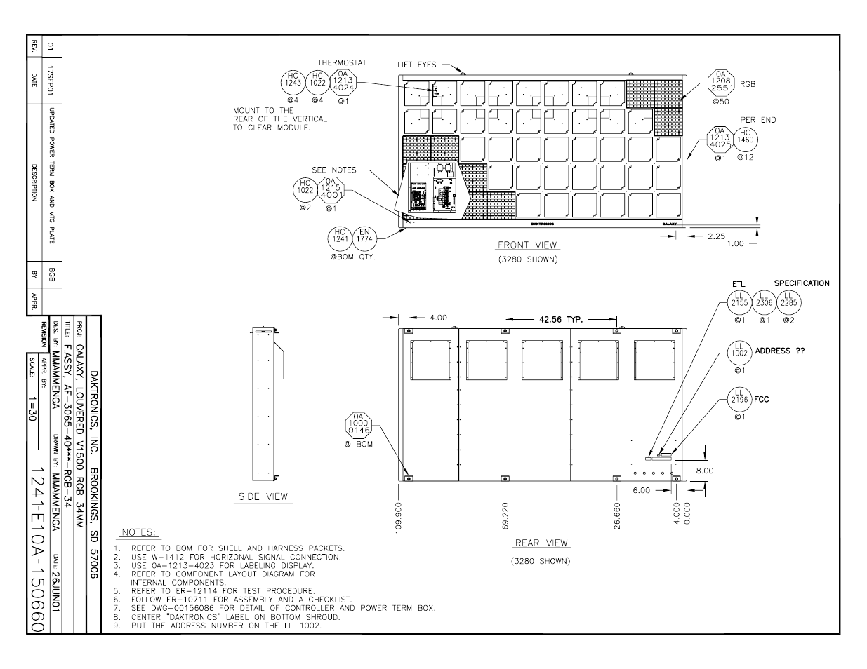 Daktronics AF-3065-34-RGB User Manual | Page 102 / 114