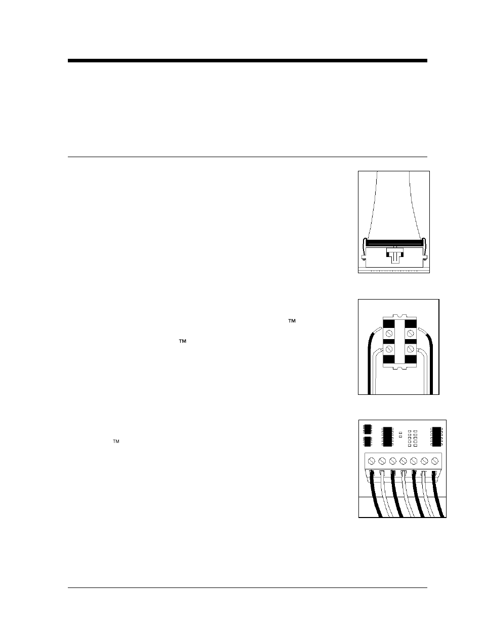 Electrical installation, Common connectors in the display, Section 3 | Electrical installation -1, Common connectors in the display -1, Figure 11: ribbon cable connector -1, Figure 12: termination block -1, Figure 13: phoenix connector -1 | Daktronics AF-3065-34-RGB User Manual | Page 17 / 114