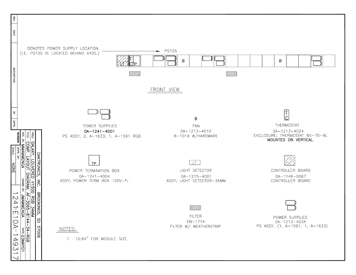 Daktronics AF-3065-34-RGB User Manual | Page 62 / 114