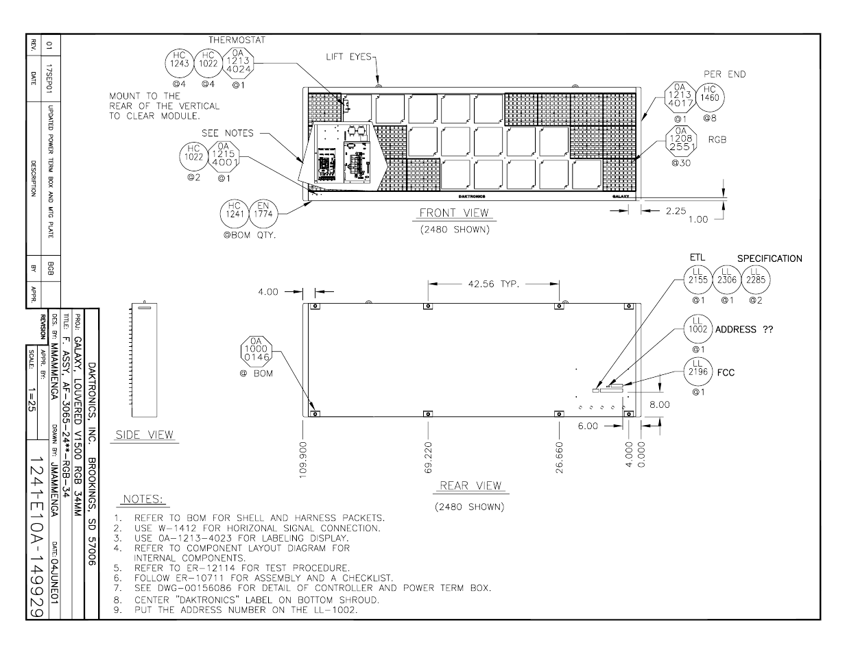 Daktronics AF-3065-34-RGB User Manual | Page 99 / 114