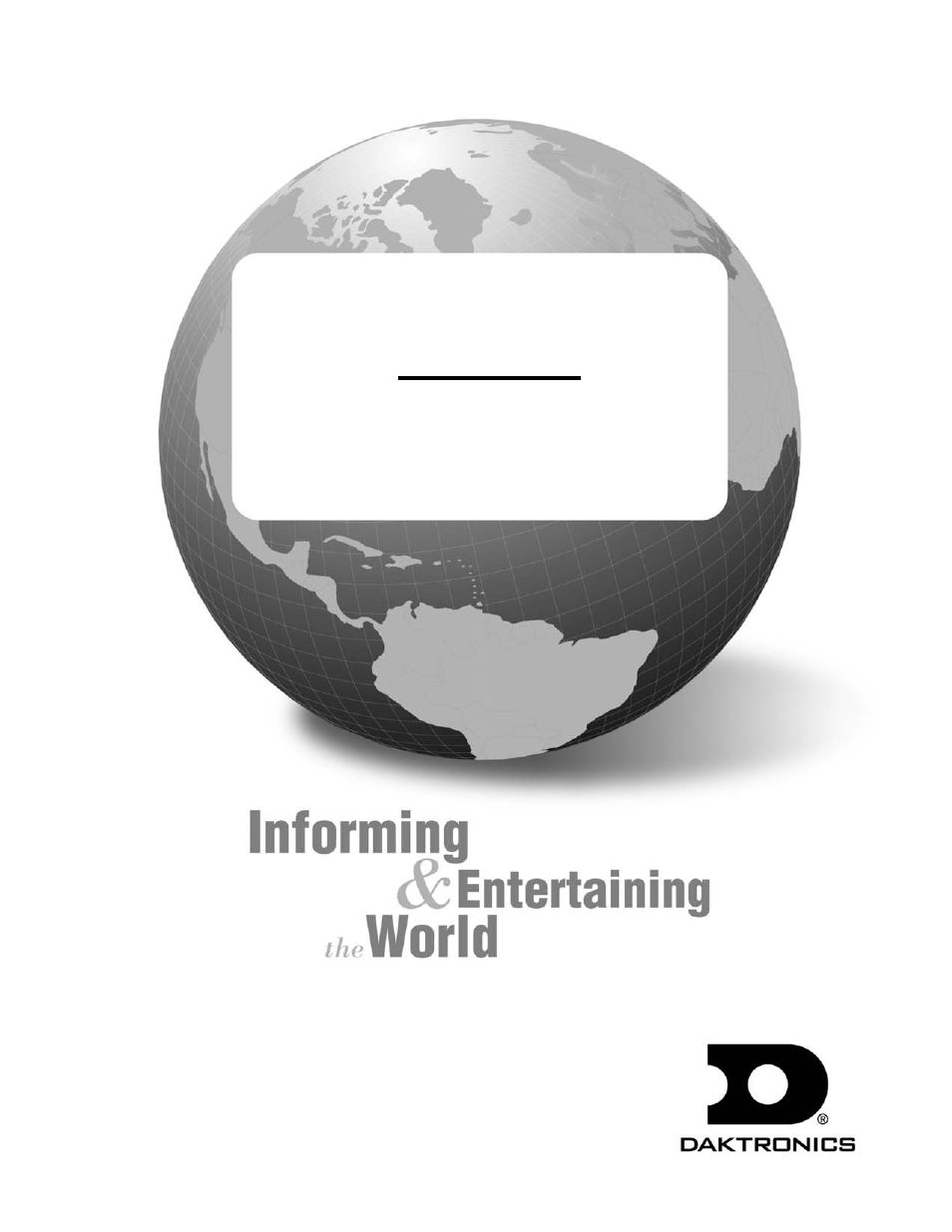 Daktronics AF-3080-68-R,A User Manual | 107 pages