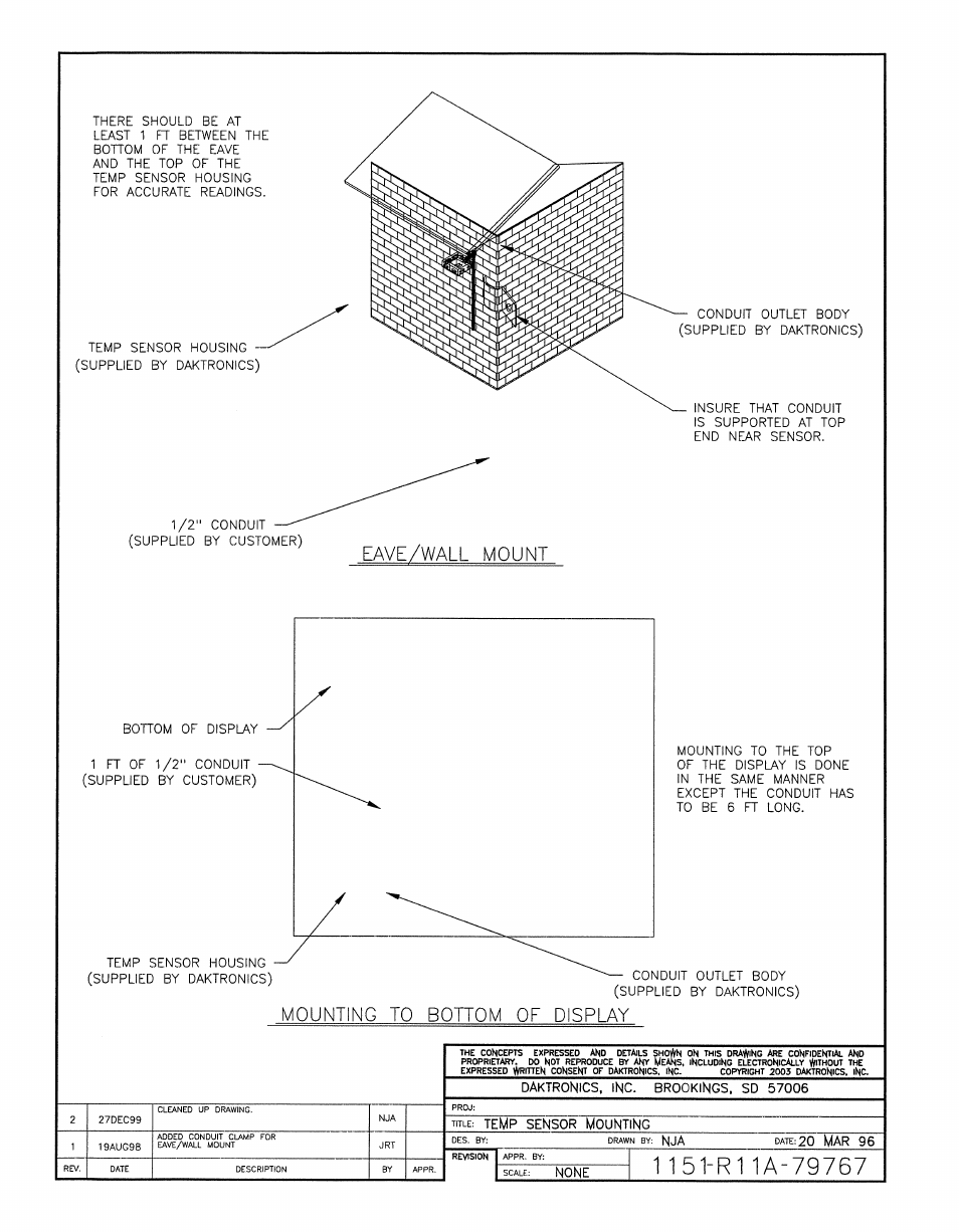 Drawing a-79767 | Daktronics AF-3080-68-R,A User Manual | Page 64 / 107