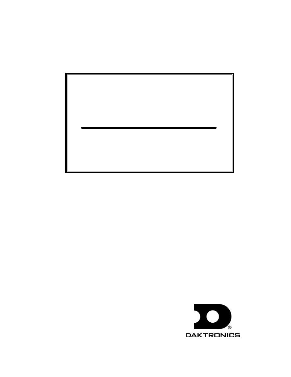 Daktronics AF-3090-89-R,A User Manual | 64 pages