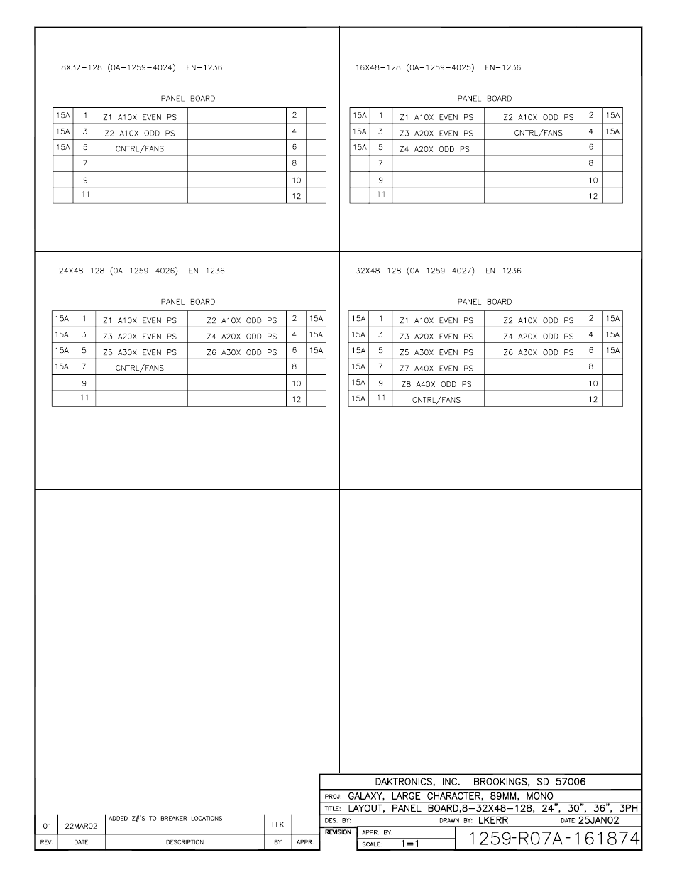 Daktronics AF-3090-89-R,A User Manual | Page 54 / 64