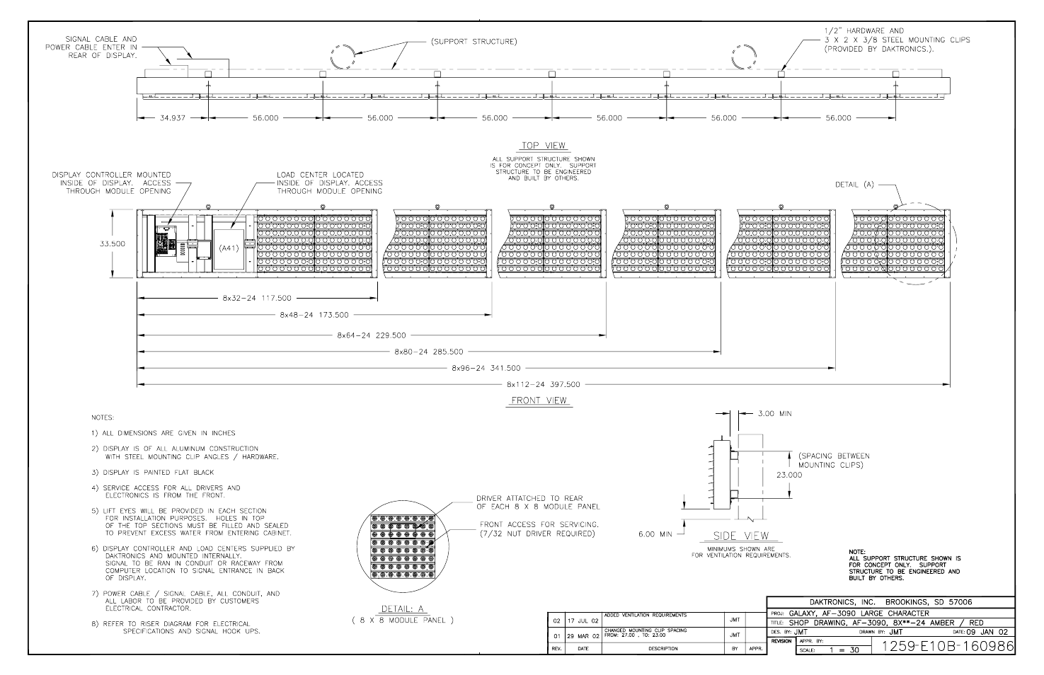 Daktronics AF-3090-89-R,A User Manual | Page 58 / 64