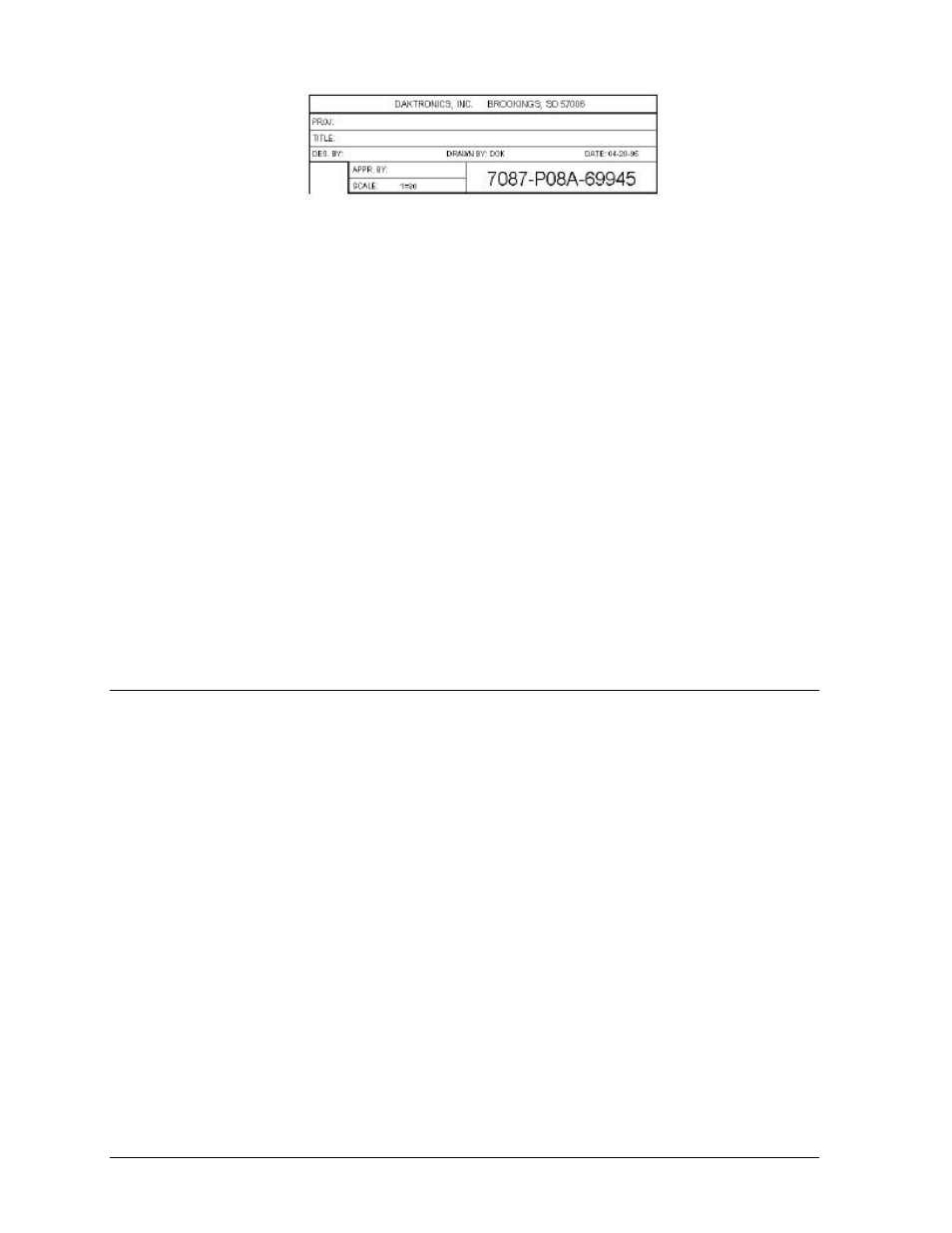 Daktronics AF-3090-89-R,A User Manual | Page 7 / 64