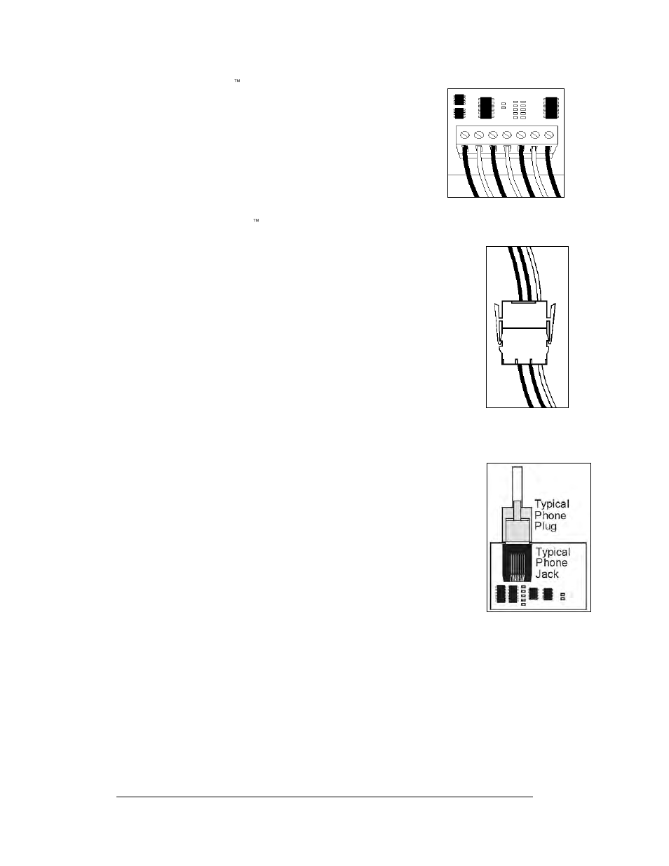 Figure 11: phoenix connector, Figure 12: mate-n-lok connector, Figure 13: rj11 connector | Daktronics AF-3112-34-R,A User Manual | Page 22 / 67