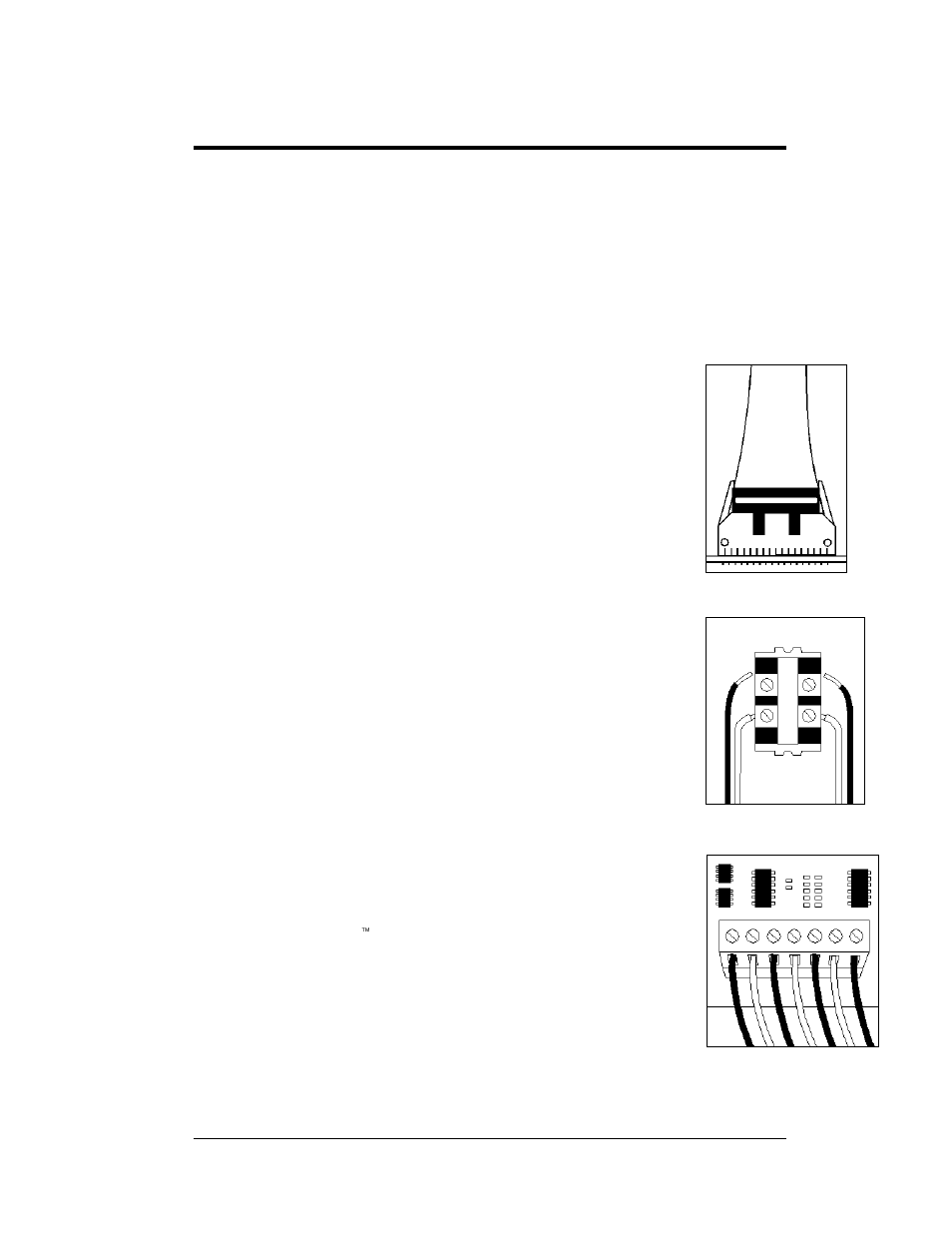 Electrical installation, Common connectors in the display, Section 3 | Electrical installation -1, Common connectors in the display -1, Figure 9: ribbon cable connector, Figure 10: termination block, Figure 11: phoenix connector, 1 common connectors in the display | Daktronics AF-3150-20-R,A User Manual | Page 21 / 88