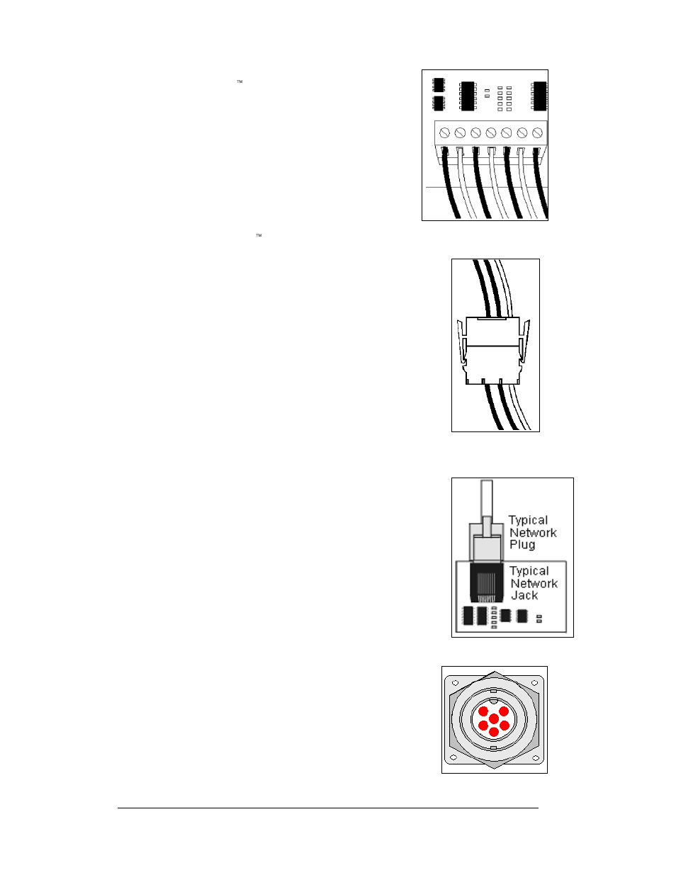 Figure 11: phoenix connector -2, Figure 12: mate-n-lok connector -2, Figure 13: rj45 connector -2 | Figure 14: rs232/6-pin quick -2 | Daktronics AF-3160-34-R,A User Manual | Page 20 / 90