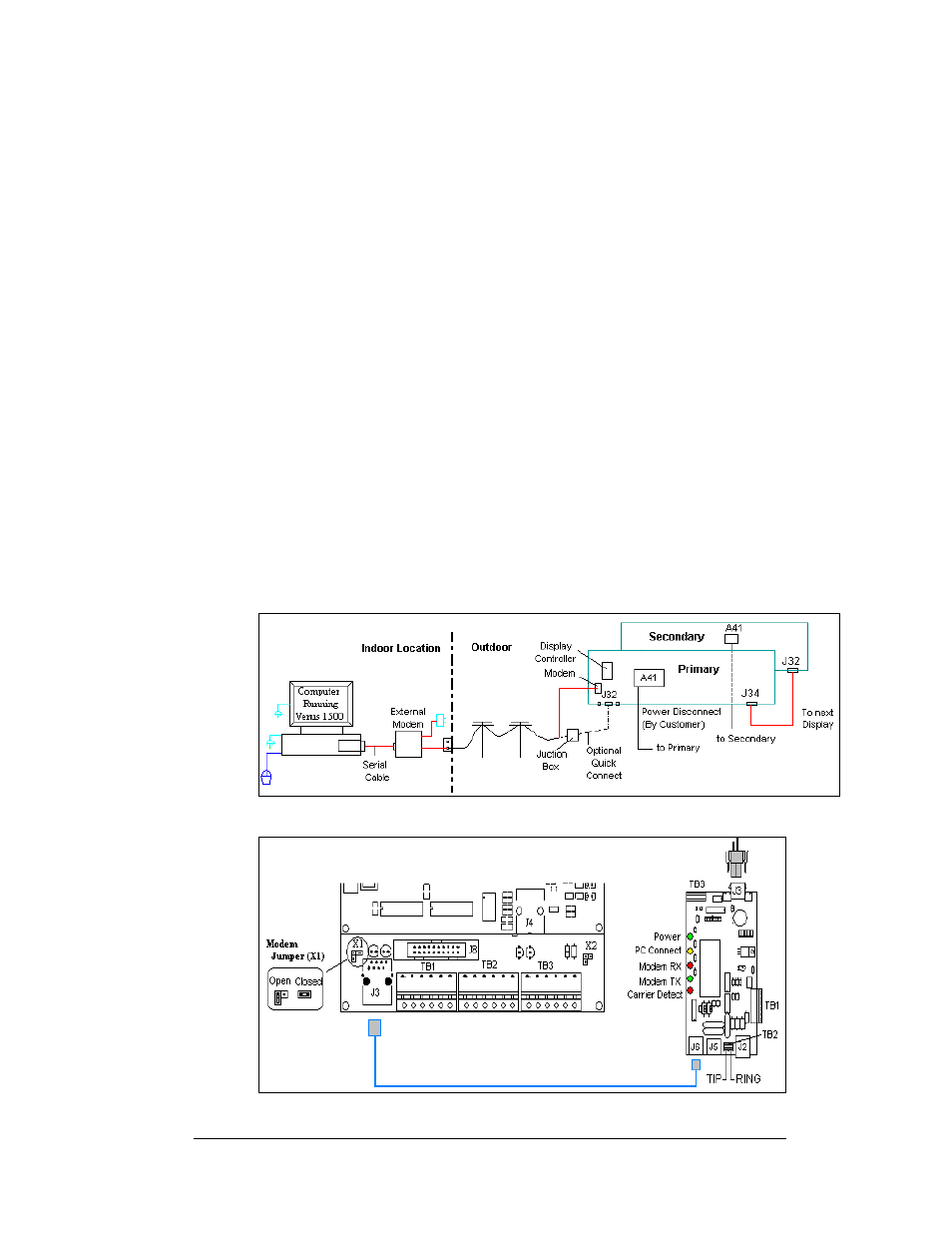 Modem, Modem -13, Figure 27: modem display layout -13 | Daktronics AF-3160-34-R,A User Manual | Page 31 / 90